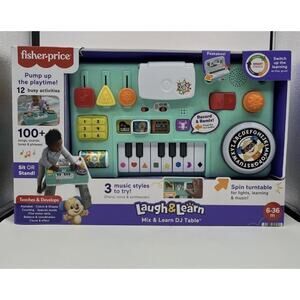 Fisher Price Laugh and Learn Mix & Learn DJ Table Activity Piano Toy D0812304